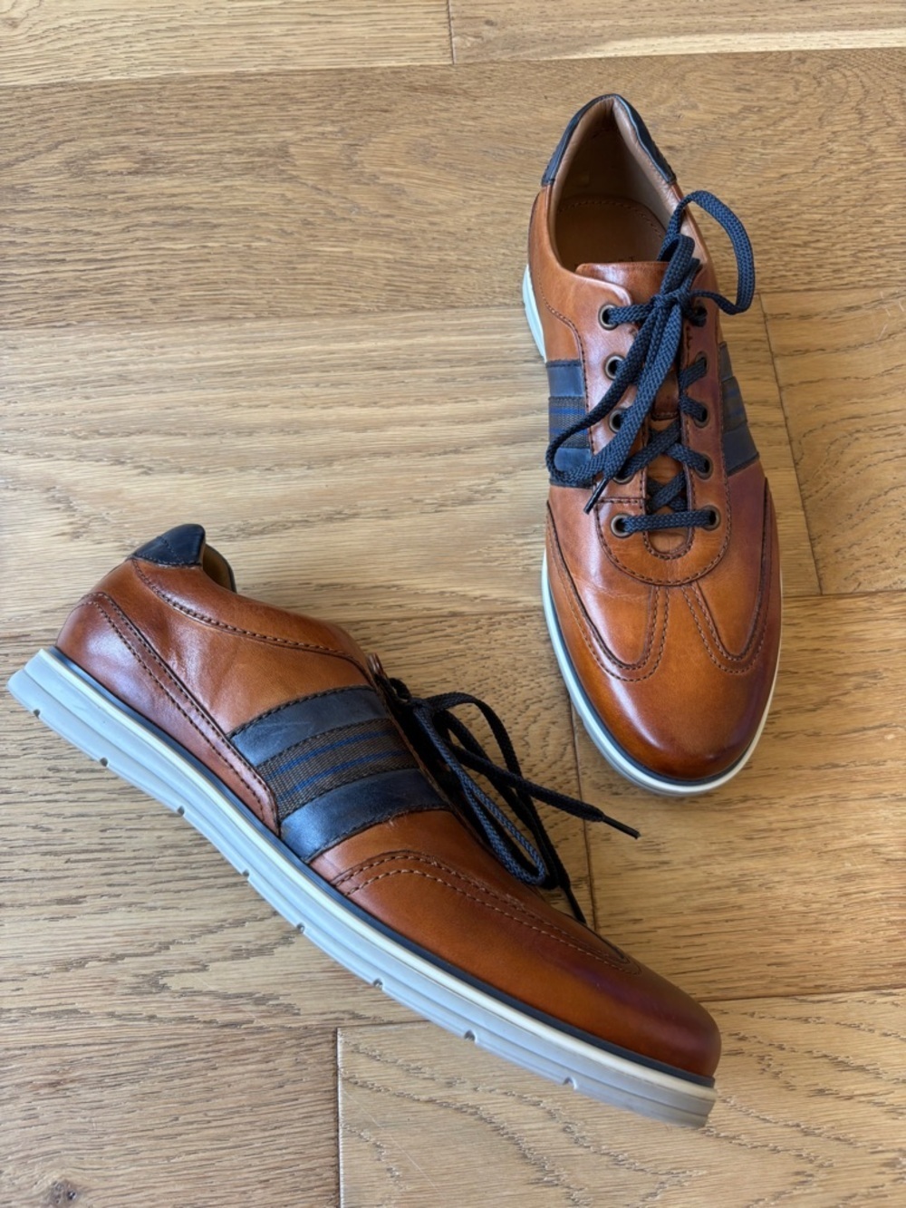 Robert Talbott leather turbo sneaker shoe mens 8.5